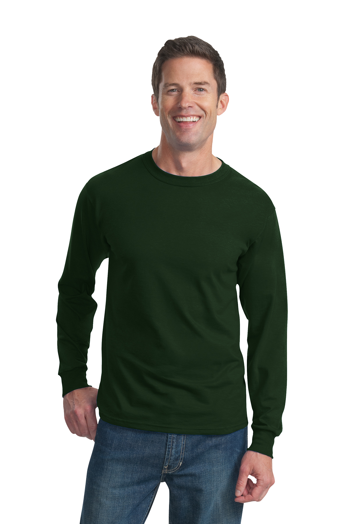 Fruit of the Loom HD Cotton 100% Cotton Long Sleeve T-Shirt | Product ...