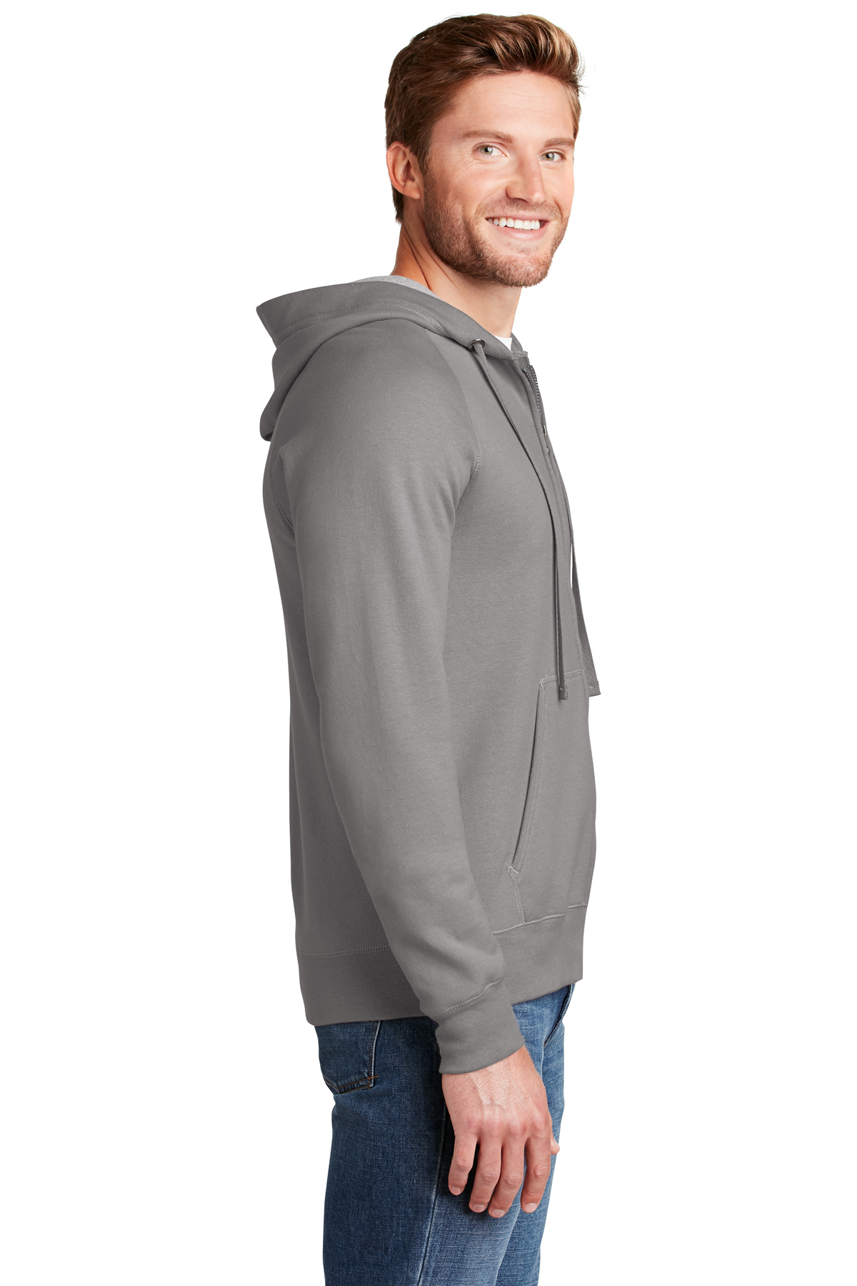 Hanes Nano Full-Zip Hooded Sweatshirt | Product | SanMar