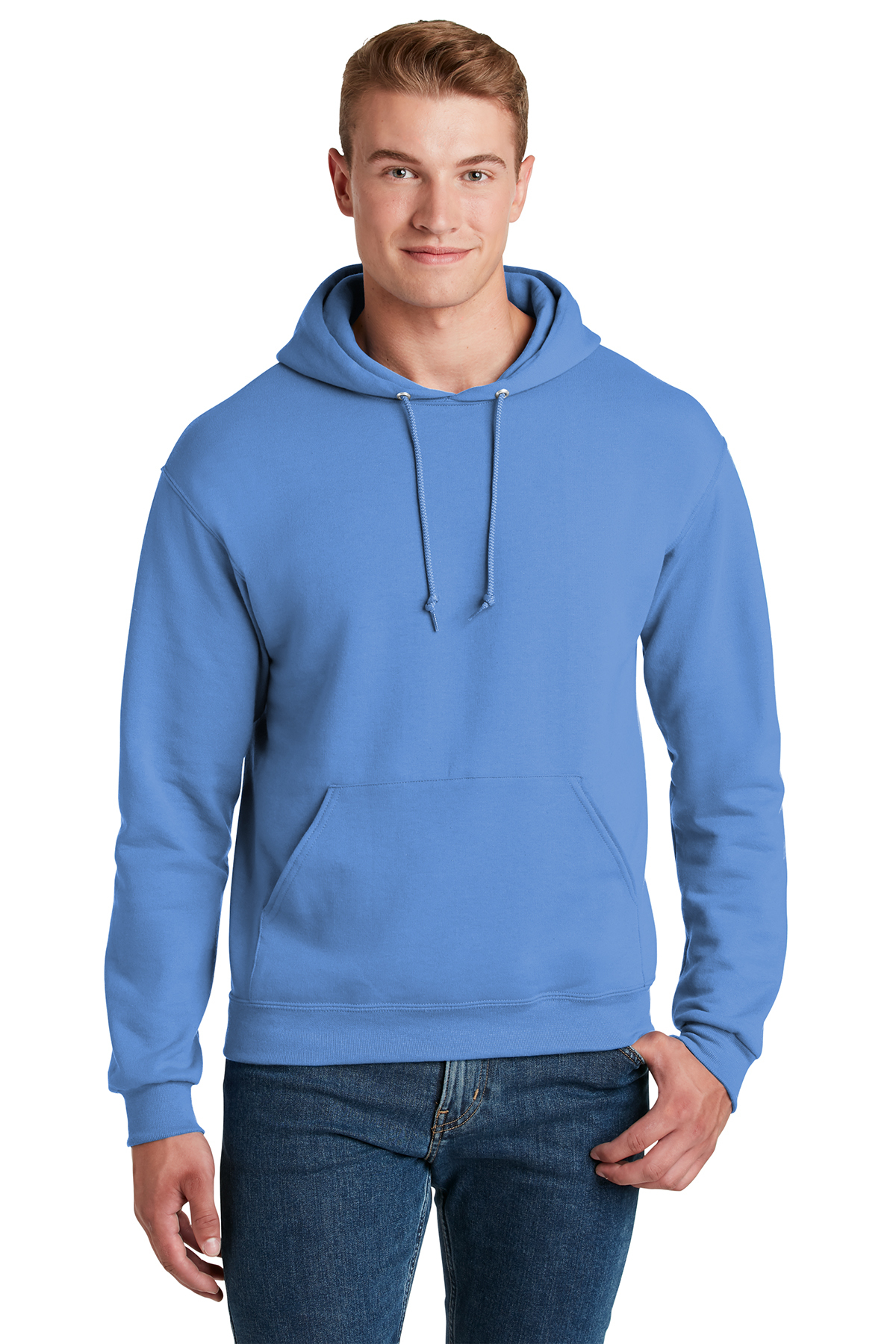 Unisex Pullover Hood, Light Blue