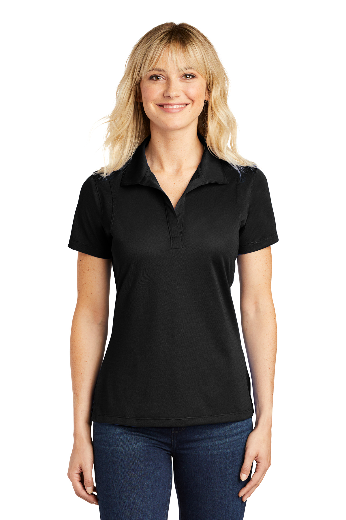 Polo Womens Sport Embroidered Black T-Shirt