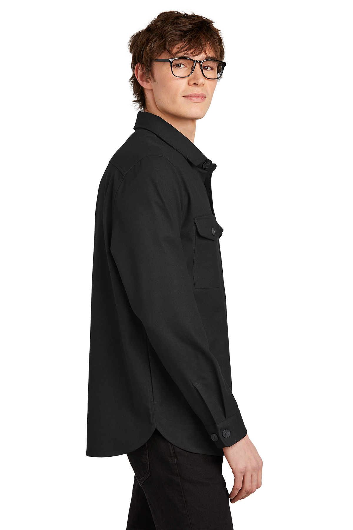 Mercer+Mettle Long Sleeve Twill Overshirt | Product | SanMar