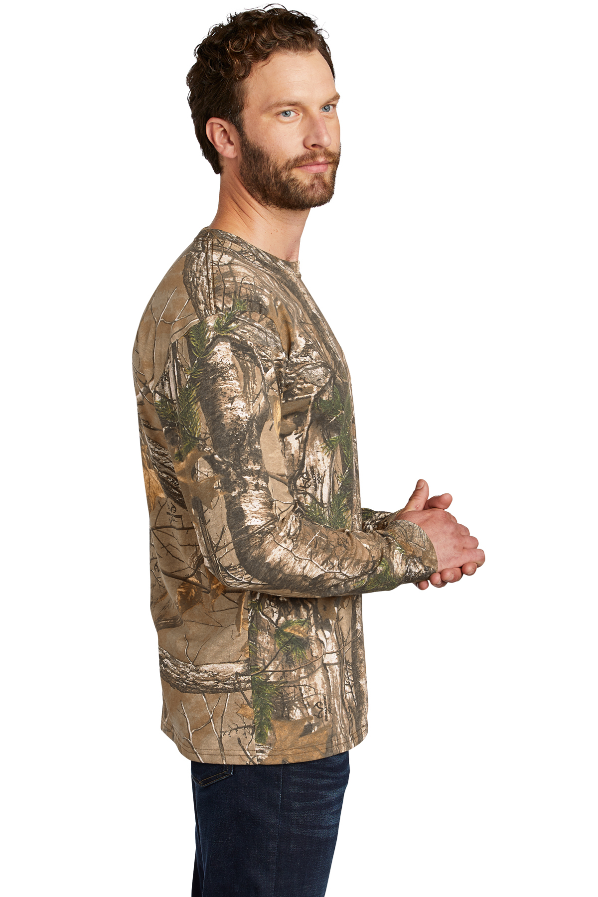 Russell Outdoors Realtree Long Sleeve Explorer 100% Cotton T-Shirt
