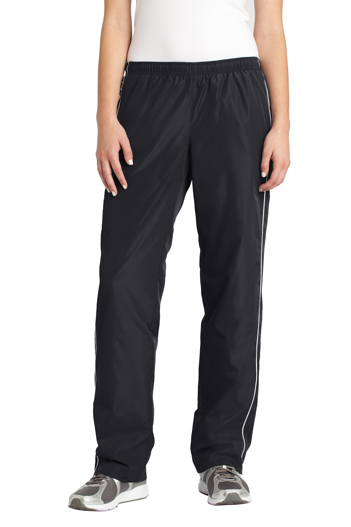 Sport-Tek Ladies Piped Wind Pant | Product | Sport-Tek