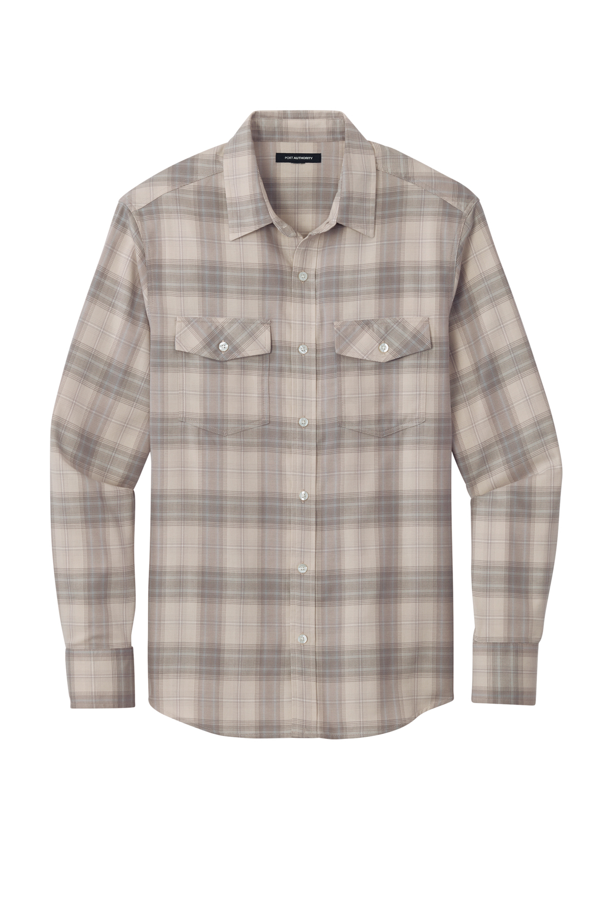 2025年新作アイテムが続々登場 Port Authority Product | Shirt Plaid Ombre Sleeve Long コート