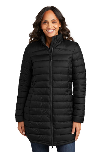 Port Authority Ladies Horizon Puffy Long Jacket | Product | Company Casuals