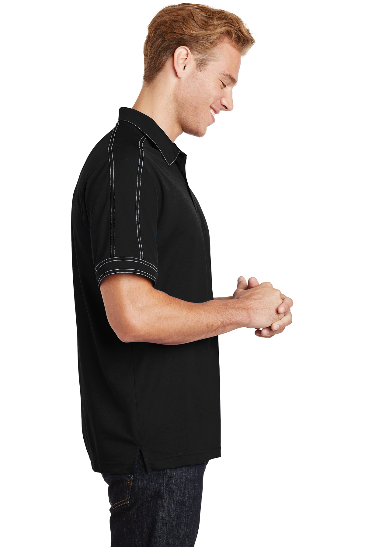 Sport-Tek Contrast Stitch Micropique Sport-Wick Polo | Product | Sport-Tek