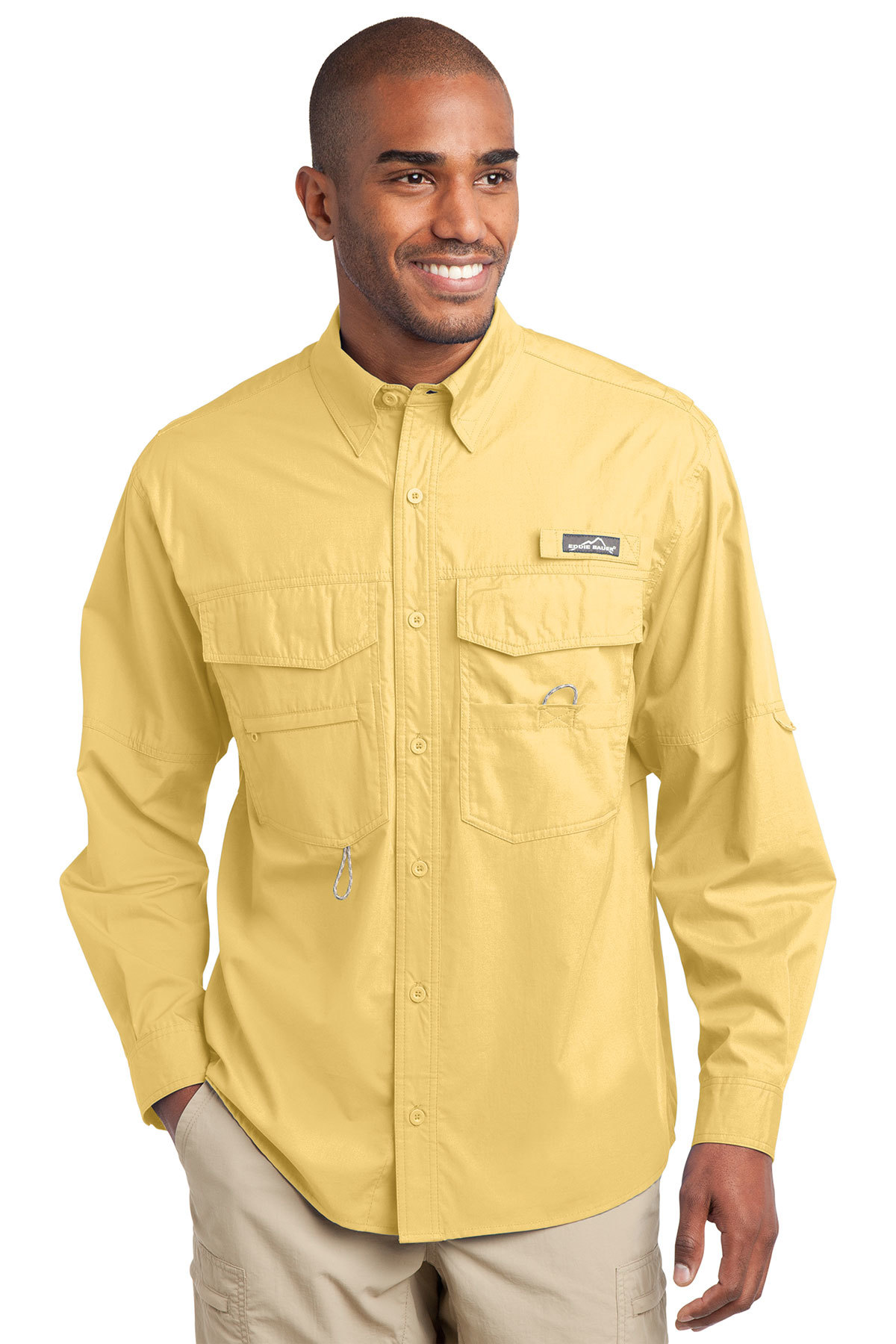 Eddie Bauer - Long Sleeve Fishing Shirt | Product | SanMar