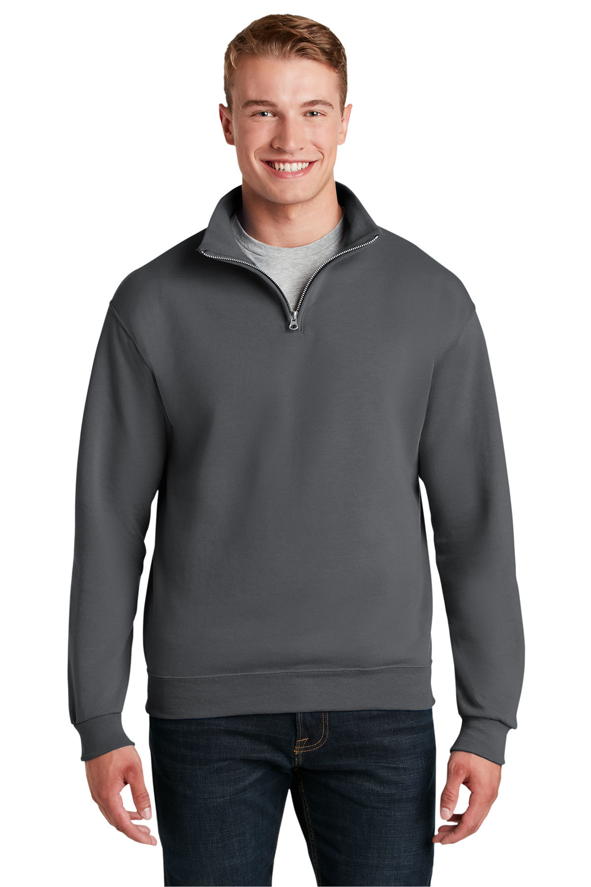 Jerzees - NuBlend 1/4-Zip Cadet Collar Sweatshirt | Product | Online ...