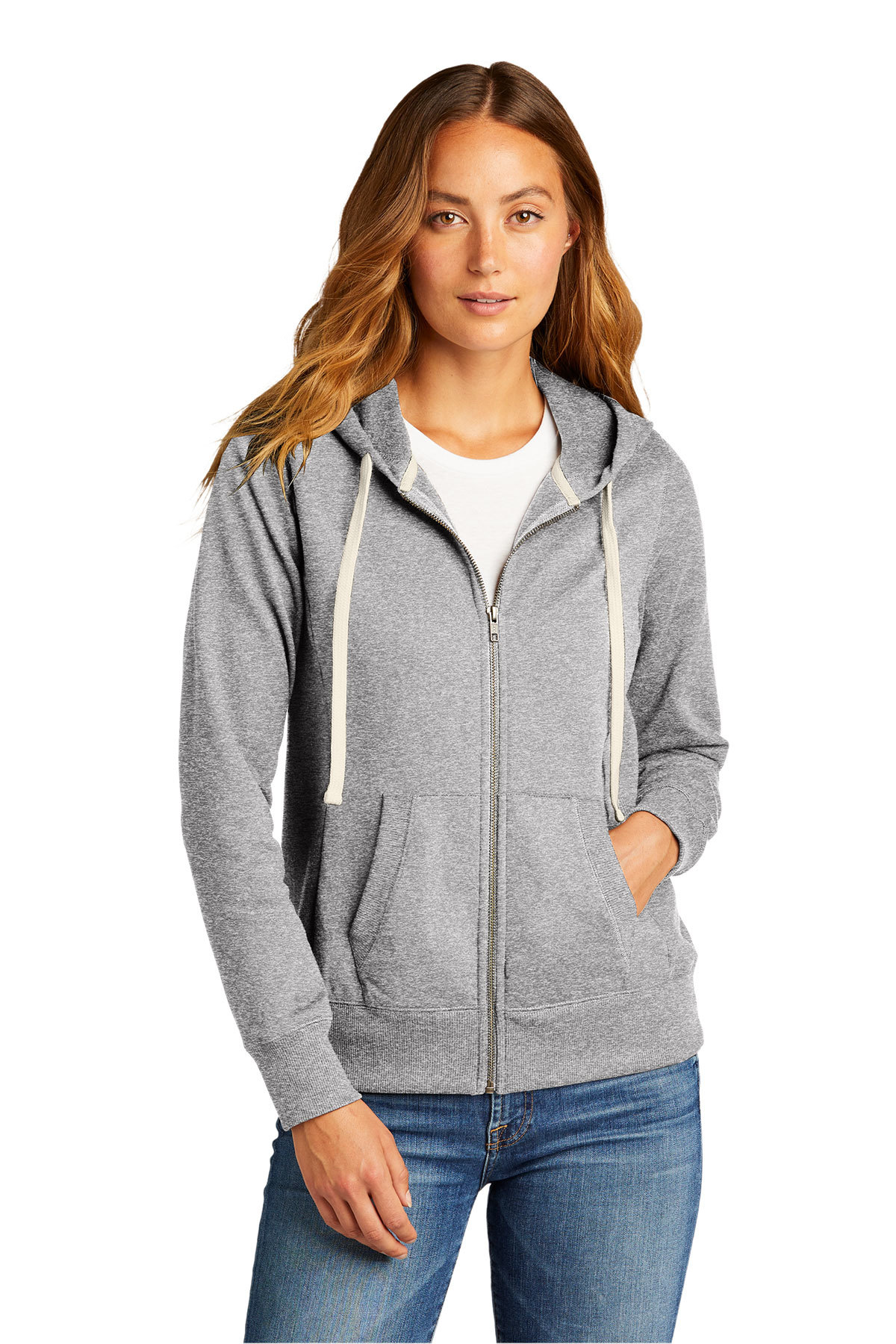 District Women's Re-Fleece Full-Zip Hoodie | Product | Company Casuals