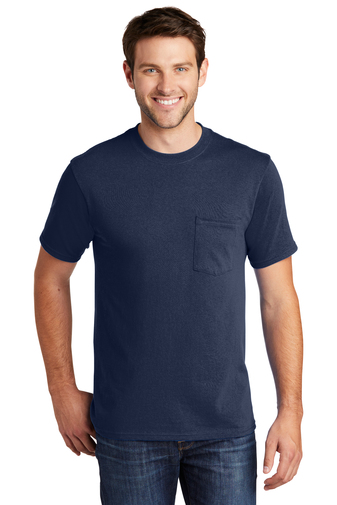 Port & Company Core Cotton Pocket Tee | Product | SanMar