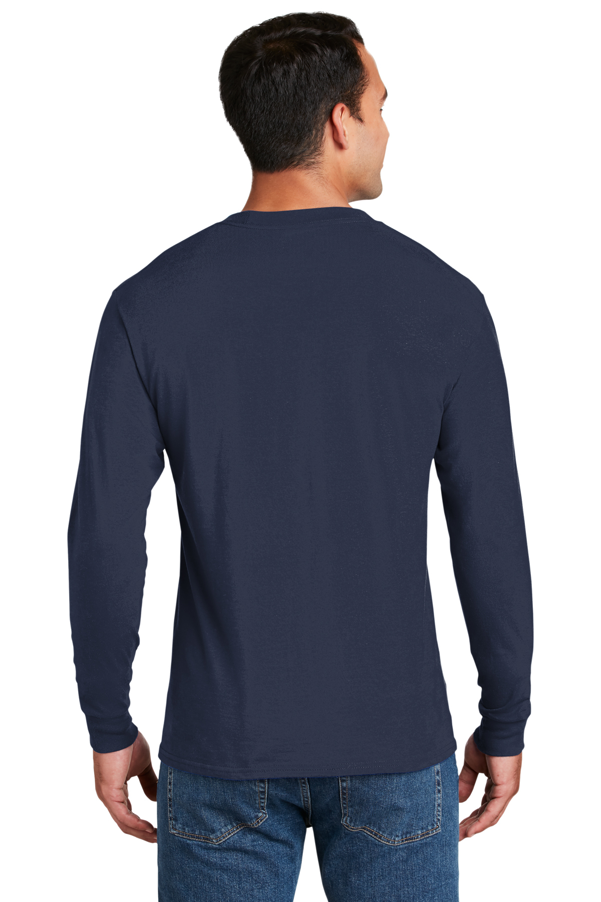 Hanes Beefy-T - 100% Cotton Long Sleeve T-Shirt | Product | SanMar