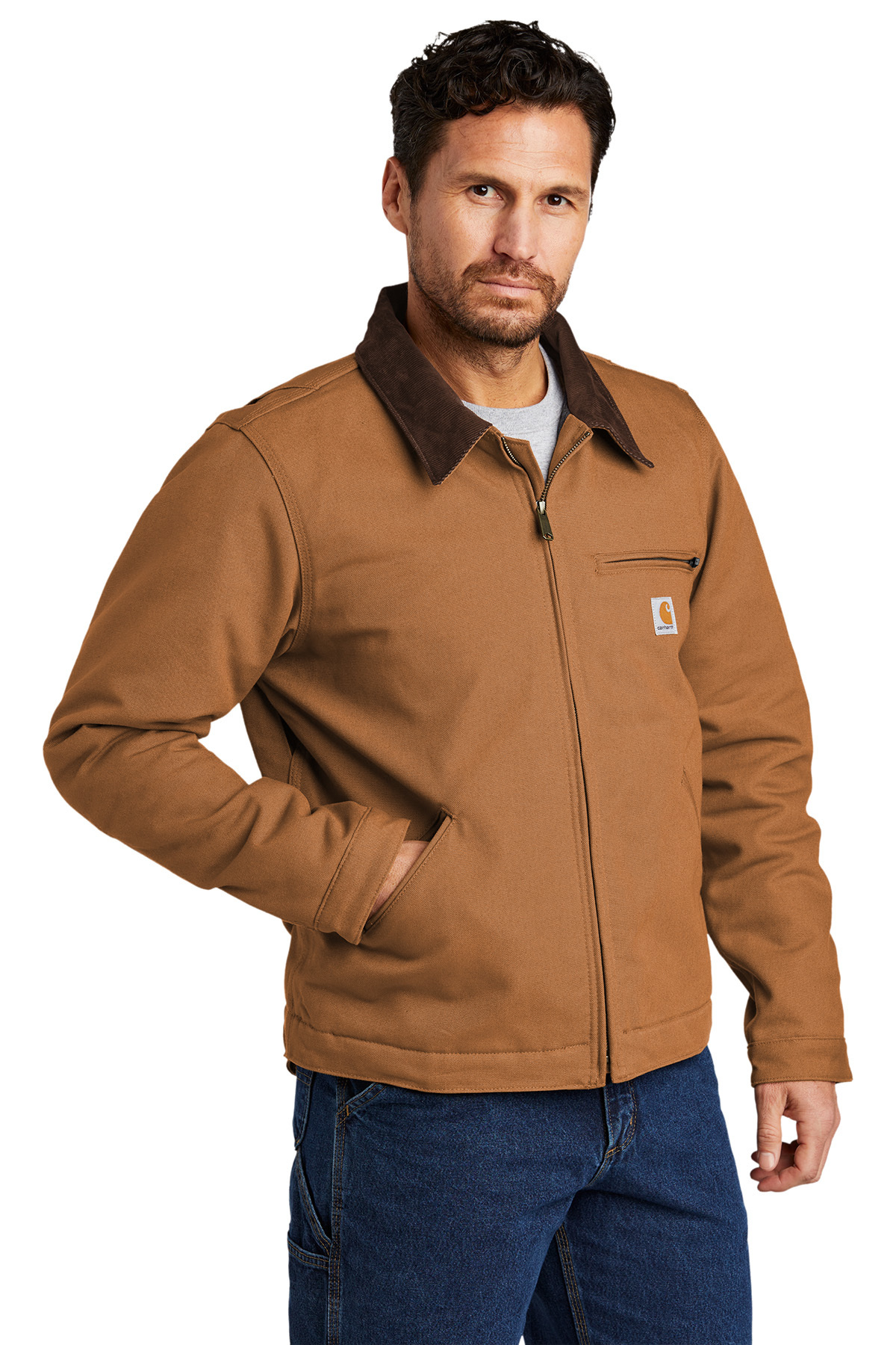 Carhartt Tall Duck Detroit Jacket | Product | SanMar