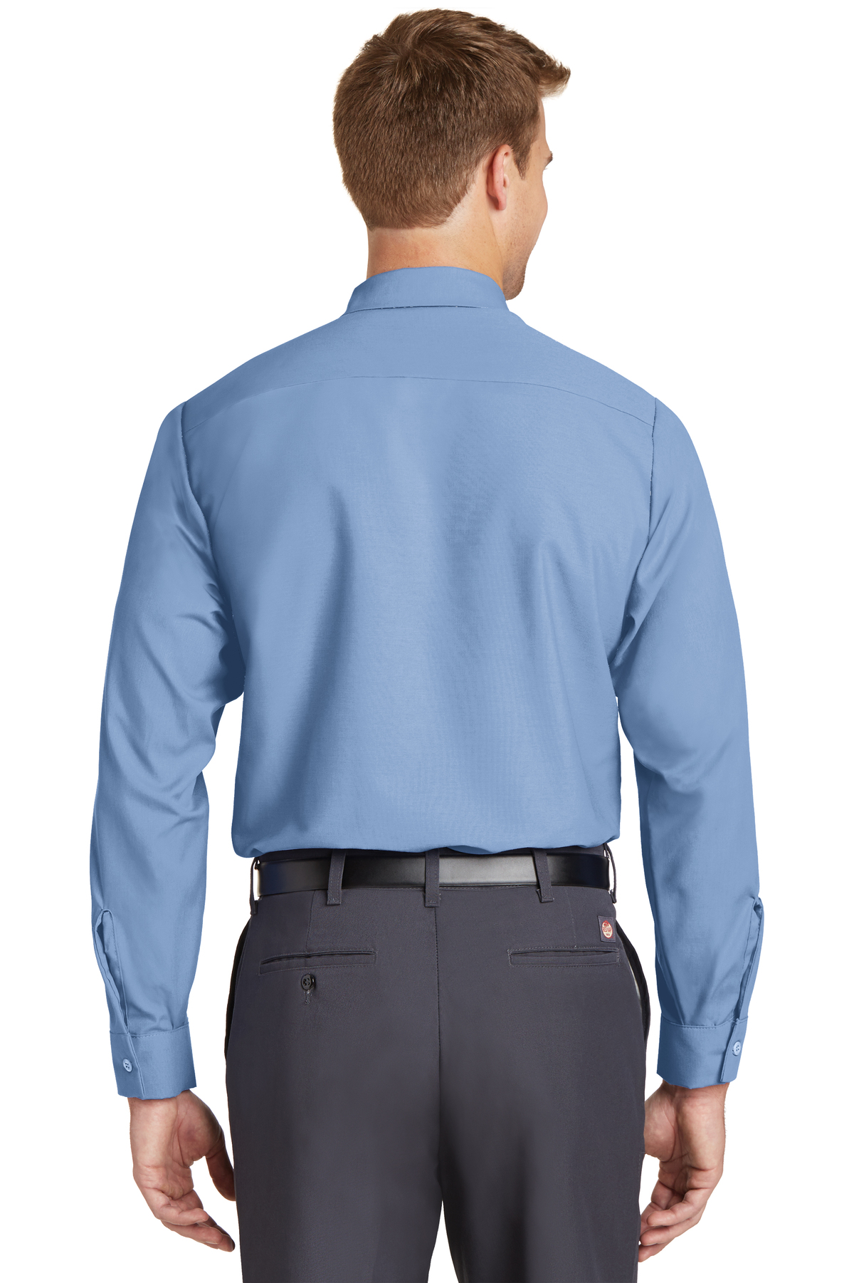 Regular Fit 5X-Large/Tall Petrol Blue Short Sleeve Red Kap Men's Size Industrial Work Shirt