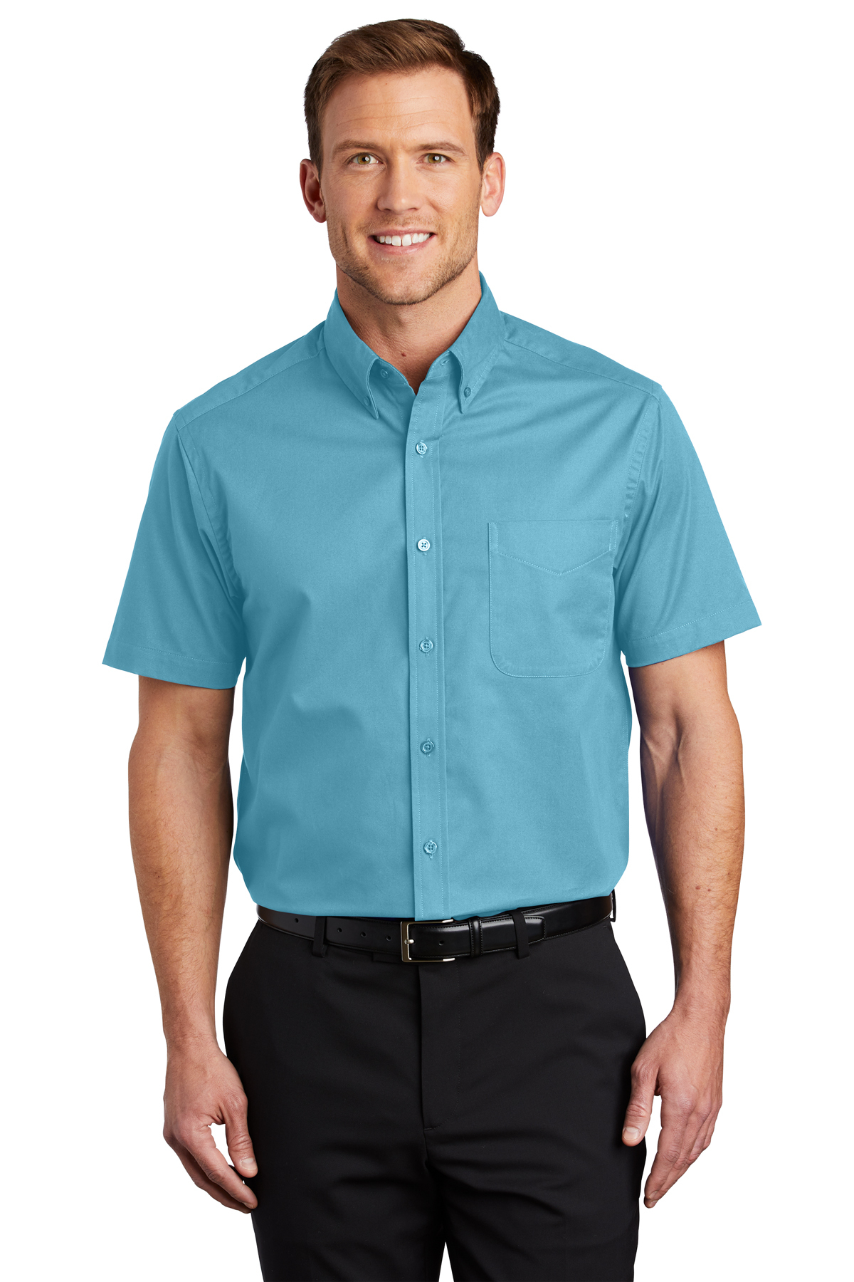 Port Authority Tall Short Sleeve Easy Care Shirt   Product   Port