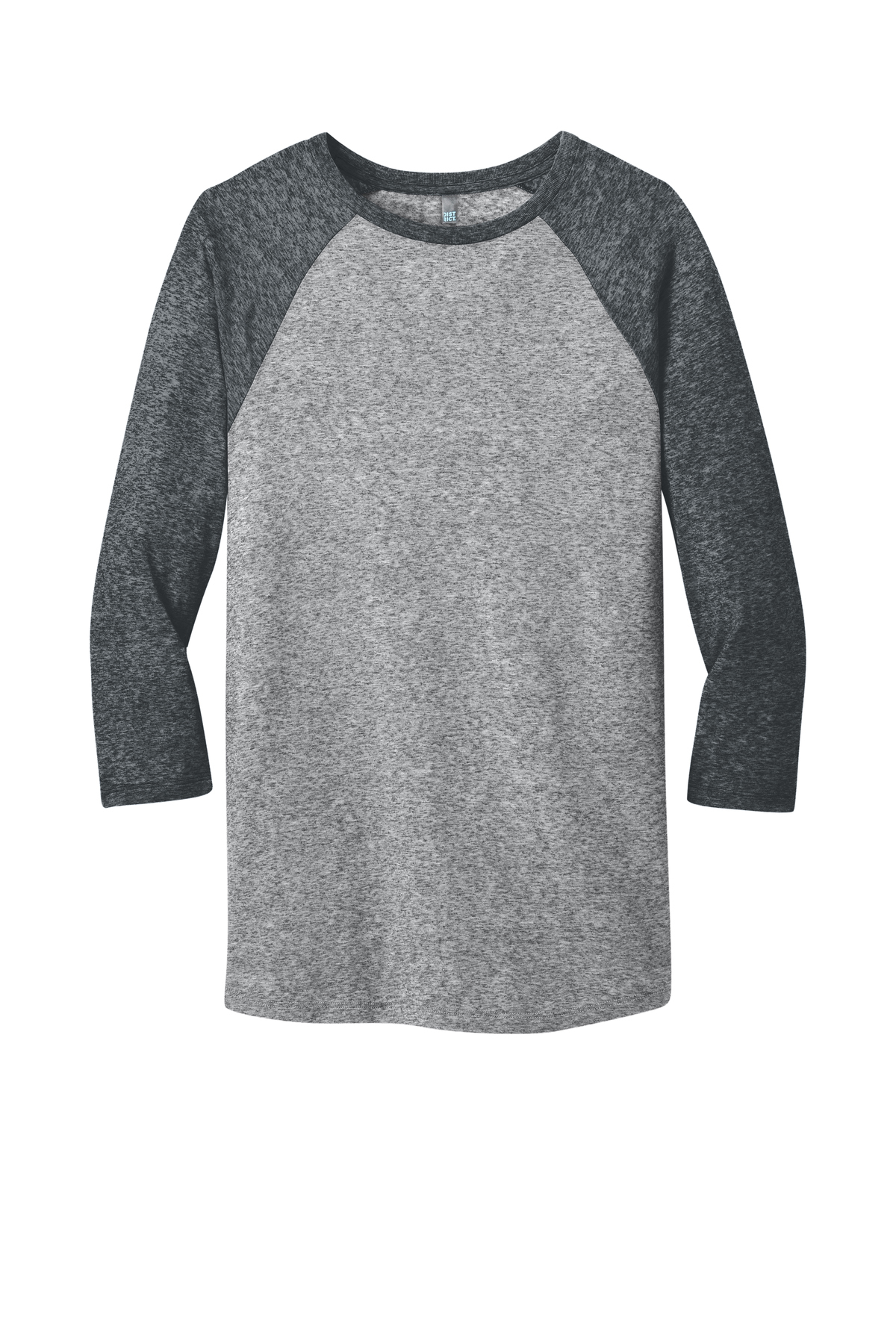 District - Young Mens Microburn 3/4-Sleeve Raglan Tee | Product | SanMar