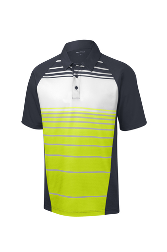 Sport-Tek Dry Zone Sublimated Stripe Polo | Product | SanMar