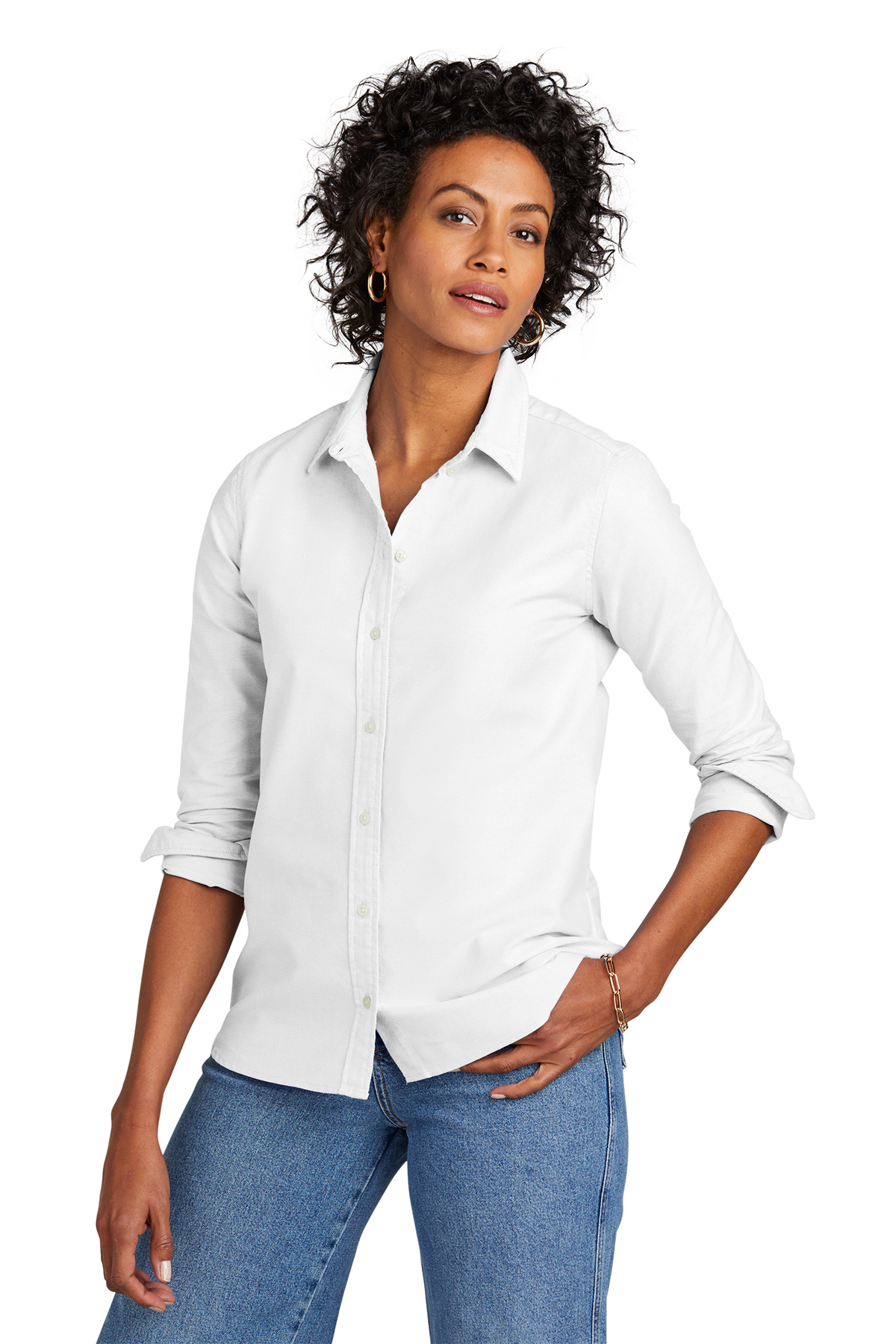 Brooks Brothers Women’s Casual Oxford Cloth Shirt | Product | SanMar