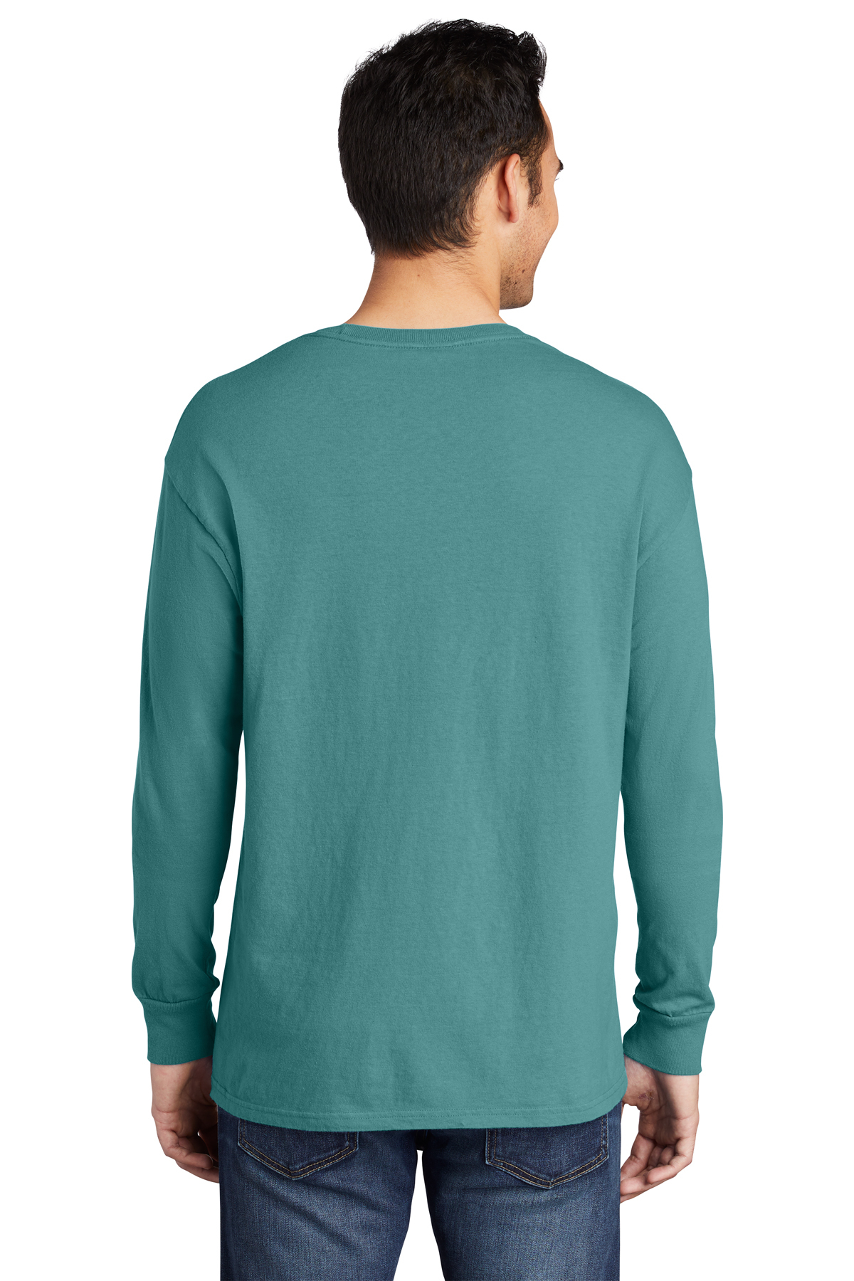 PC099LSP PORT AND COMPANY Pigment Dyed Long Sleeve Pocket Tee 