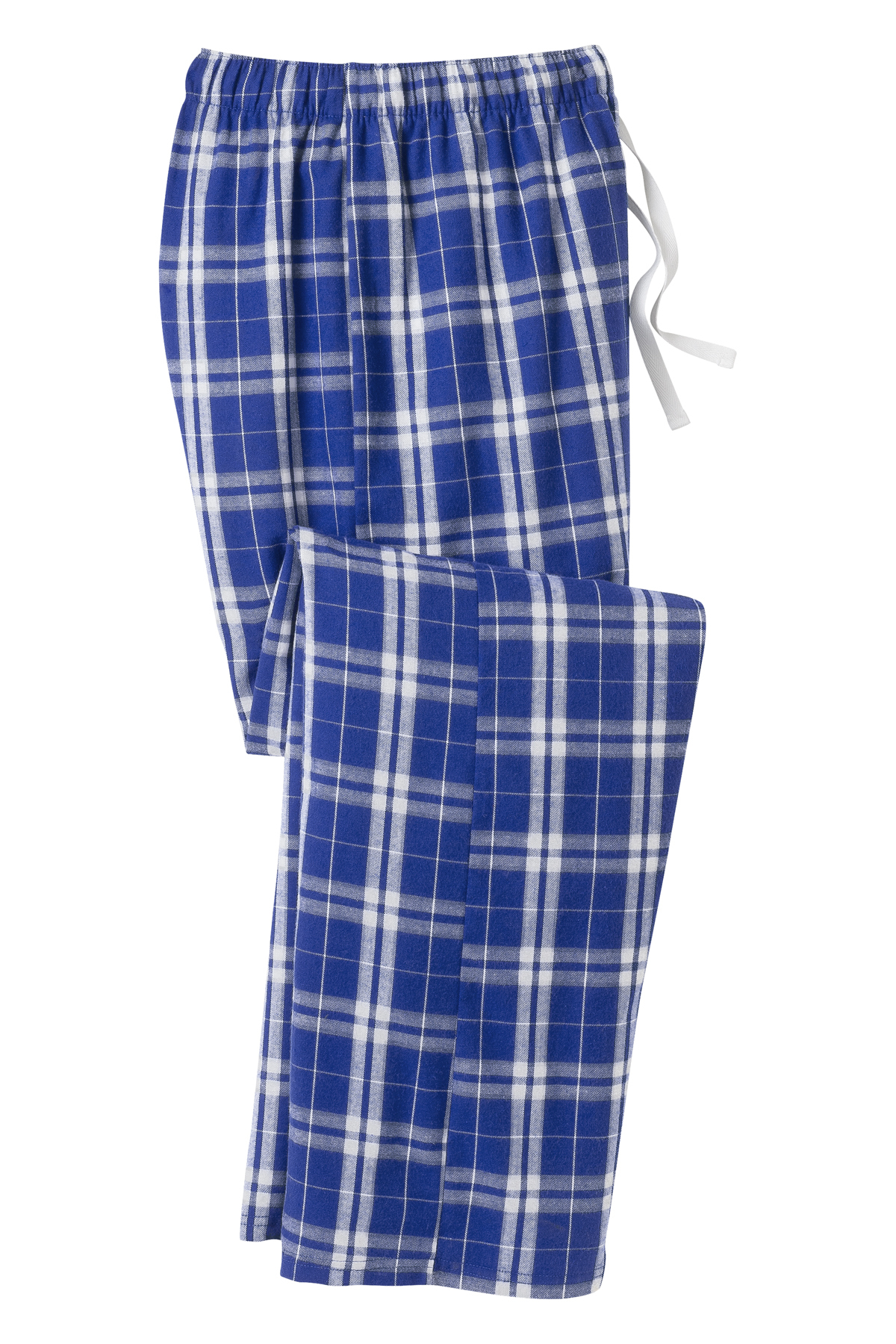 Unisex Flannel ROYAL & NAVY Blue Plaid Pants w/ PEC Oval – Prince