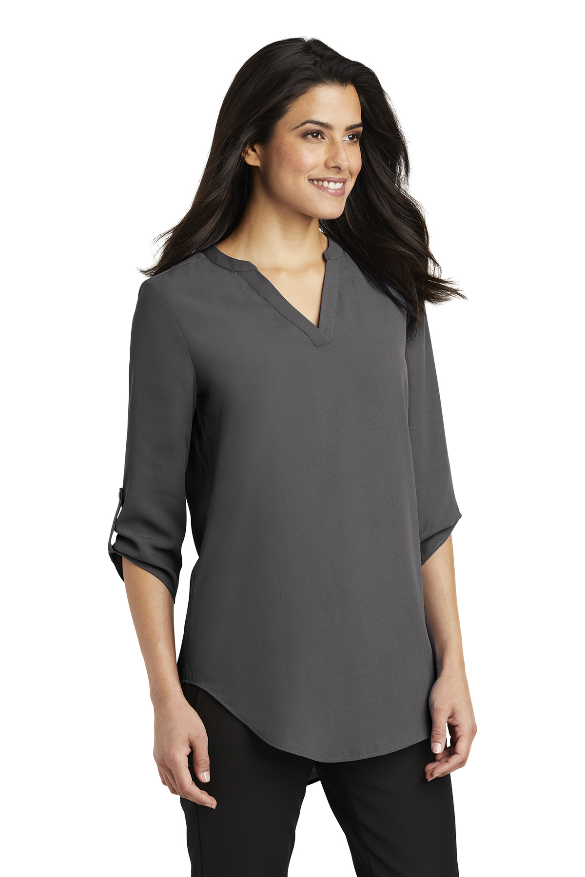 Port Authority Ladies 3/4-Sleeve Tunic Blouse | Product | Company Casuals