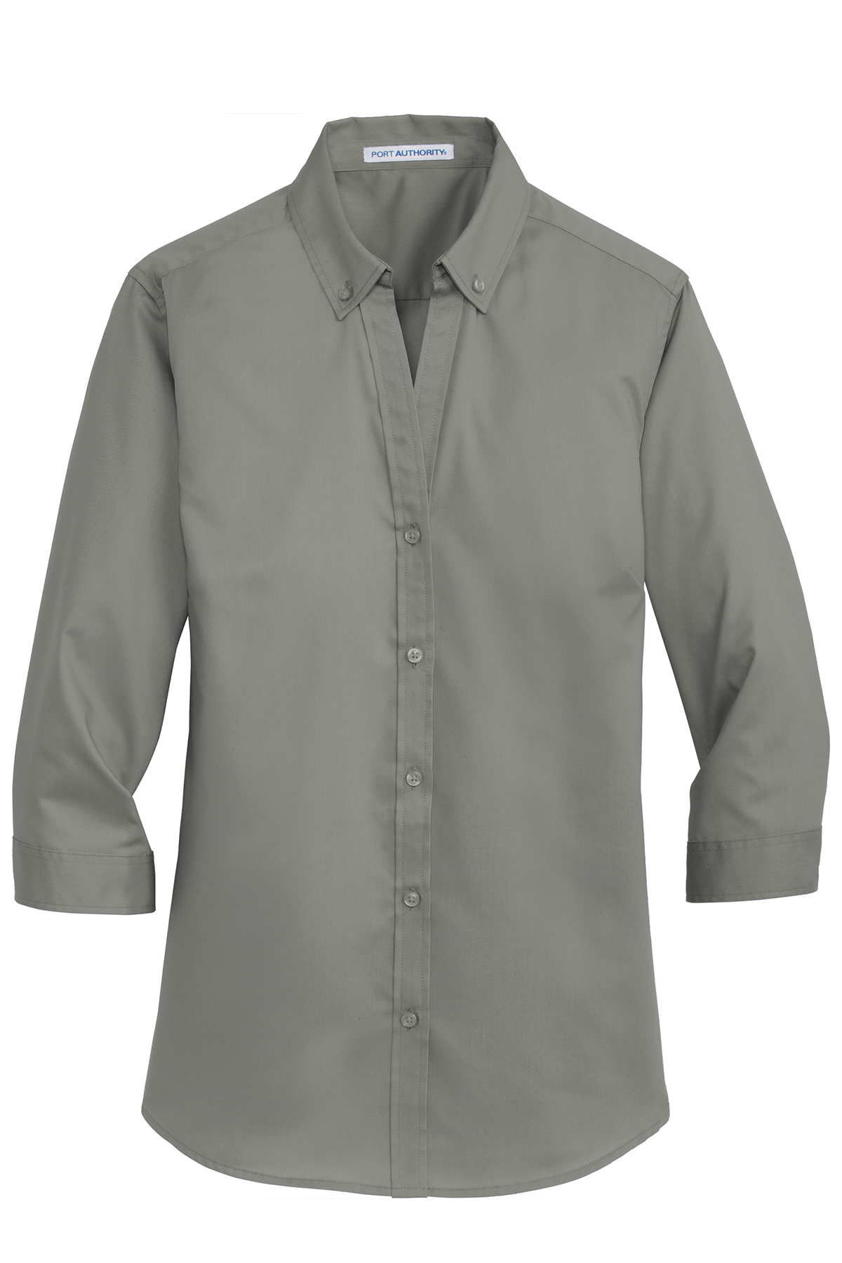 Port Authority Ladies 3/4-Sleeve SuperPro Twill Shirt | Product 