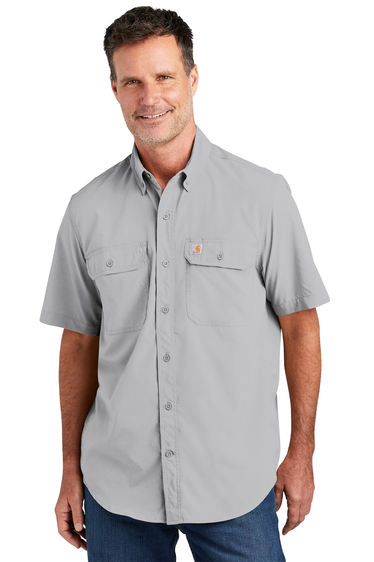 Carhartt Force Solid Short Sleeve Shirt | Product | SanMar