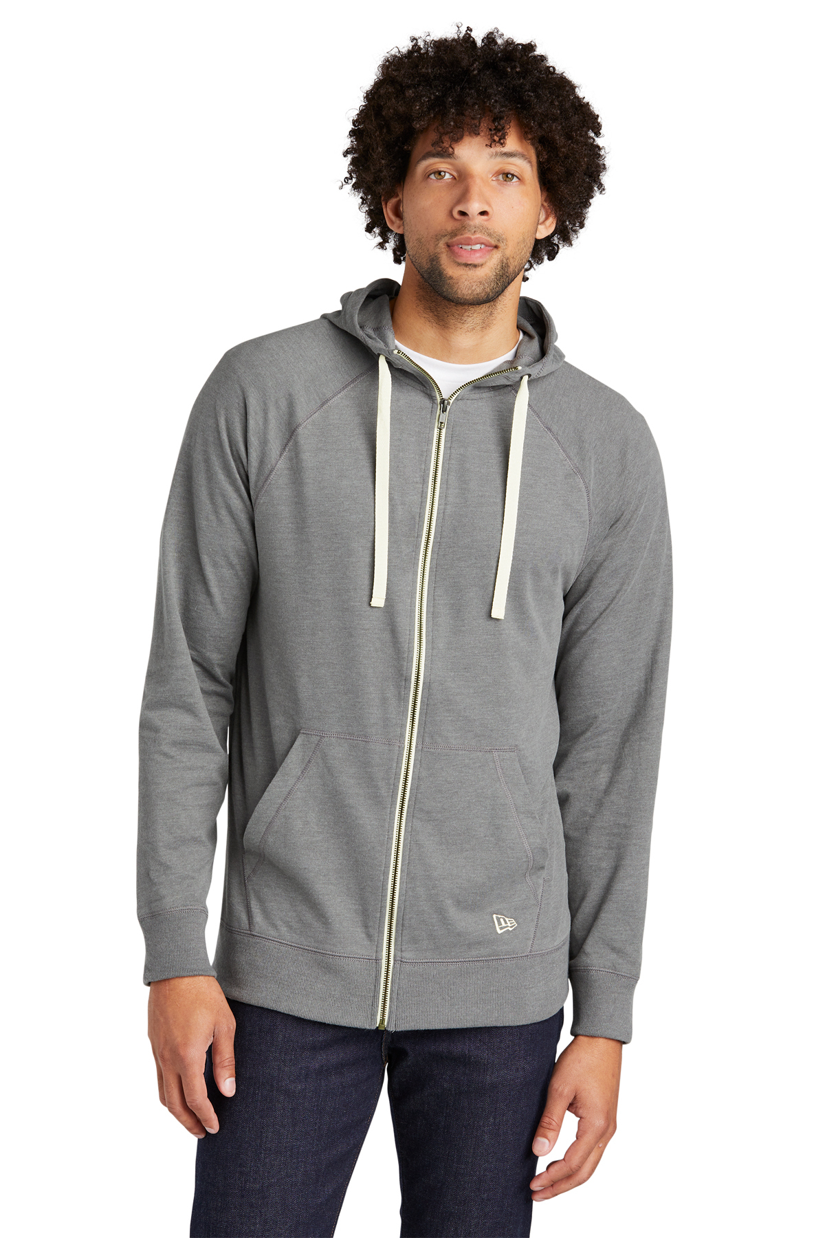 New Era ® Sueded Cotton Blend Full-Zip Hoodie | Product | Company Casuals
