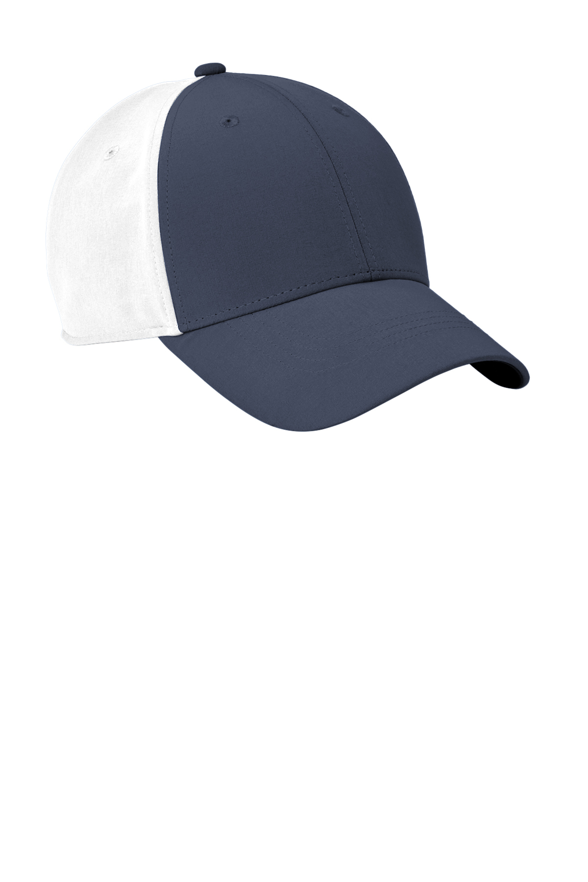 All Water Fishing Leather Logo Eco Navy/White REMPA Rubber Velcro Strap Cap