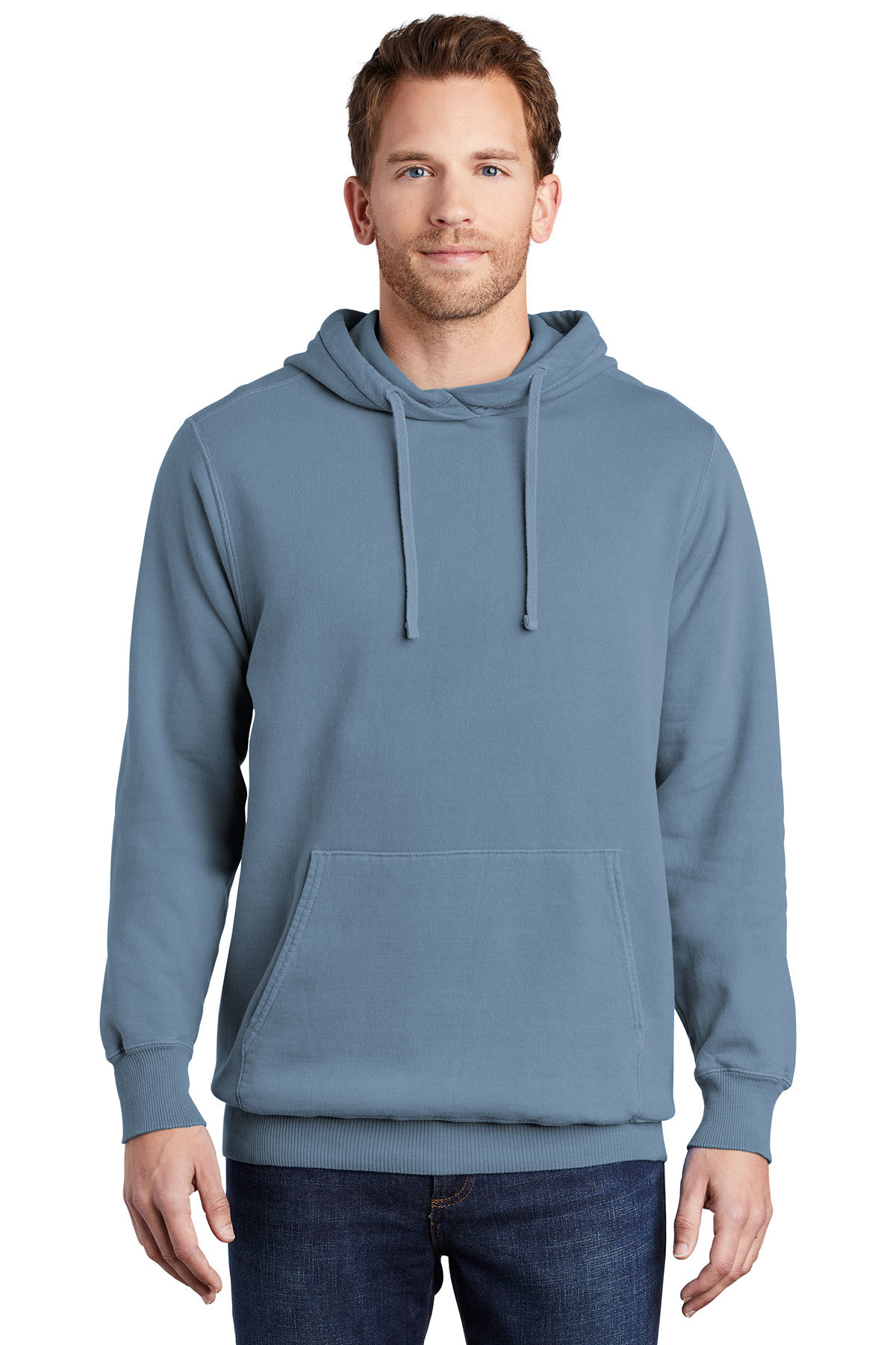 Port & Company Beach Wash Garment-Dyed Pullover Hooded Sweatshirt ...
