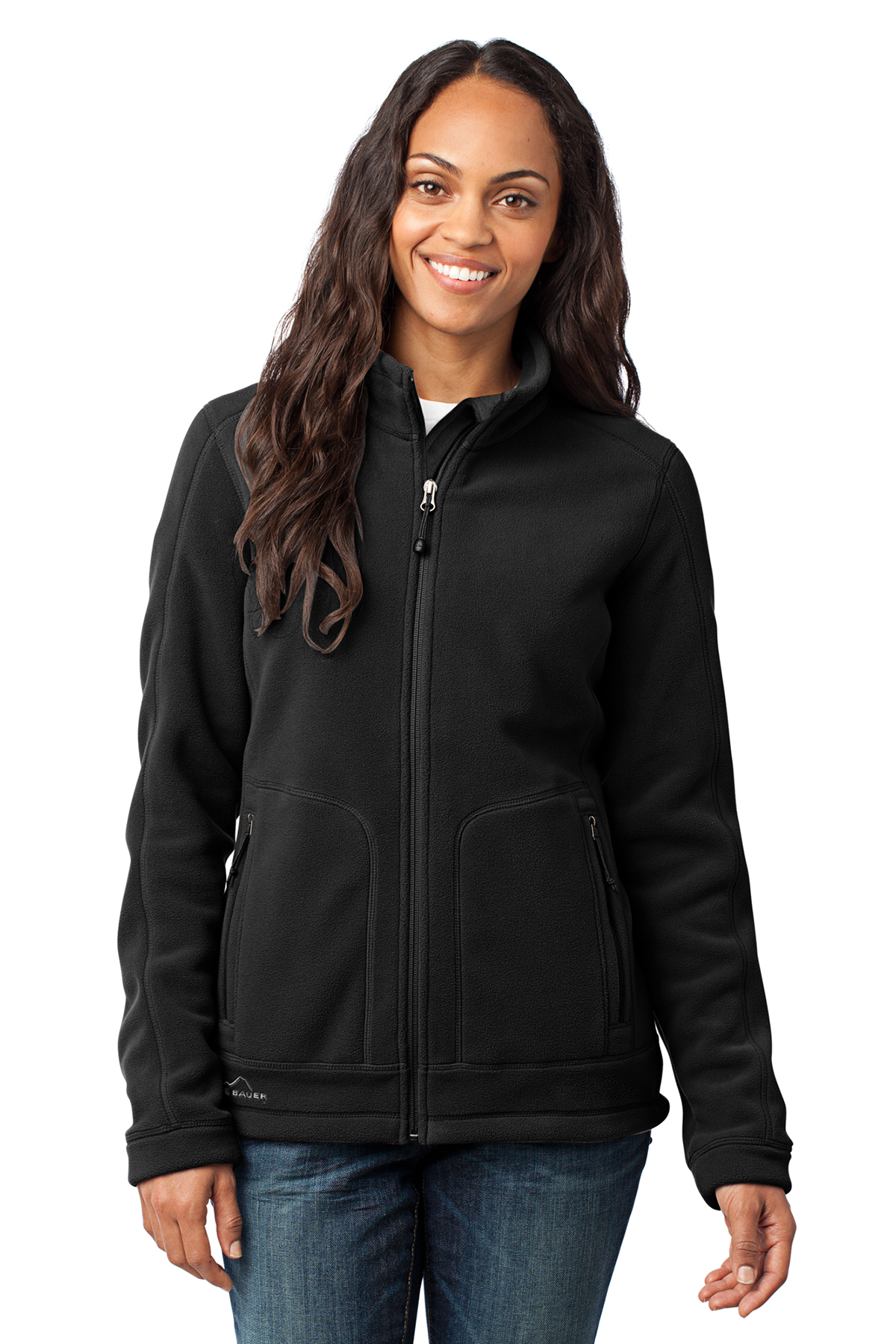 Eddie Bauer Ladies Wind Resistant Full Zip Fleece Jacket