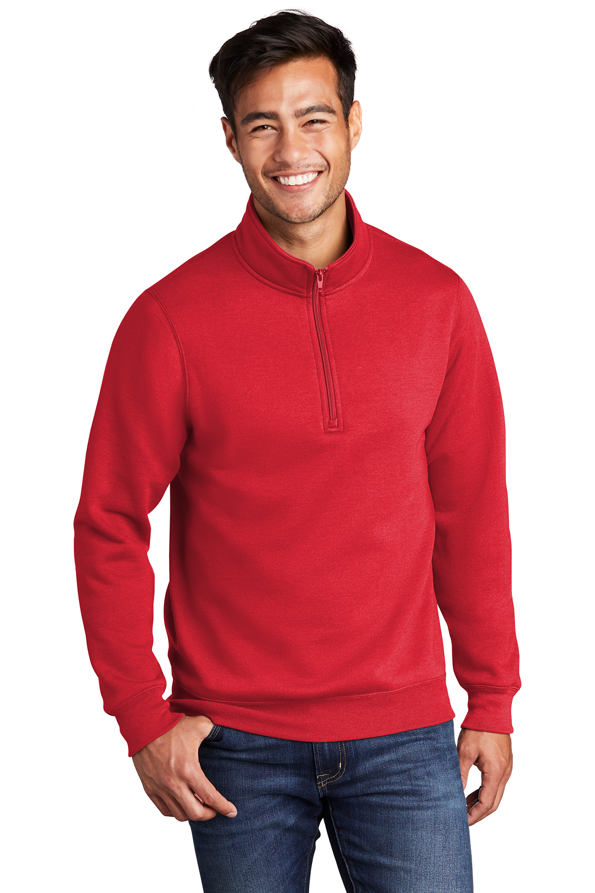 Port & Company Core Fleece 1/4-Zip Pullover Sweatshirt | Product | SanMar