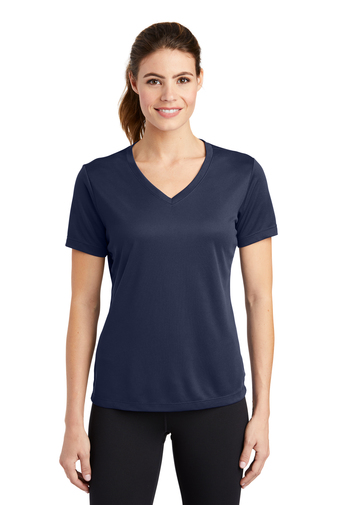 Sport-Tek ® Ladies PosiCharge RacerMesh V-Neck Tee | Product | SanMar