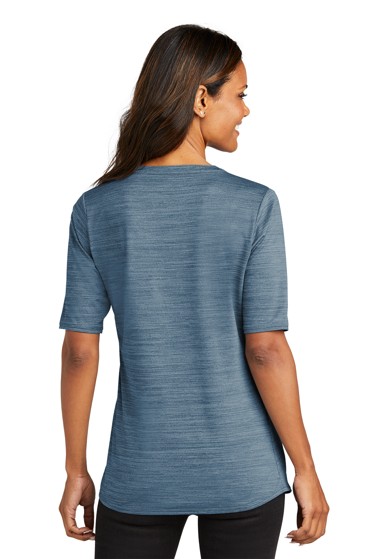 Port Authority Ladies Stretch Heather Open Neck Top, Product