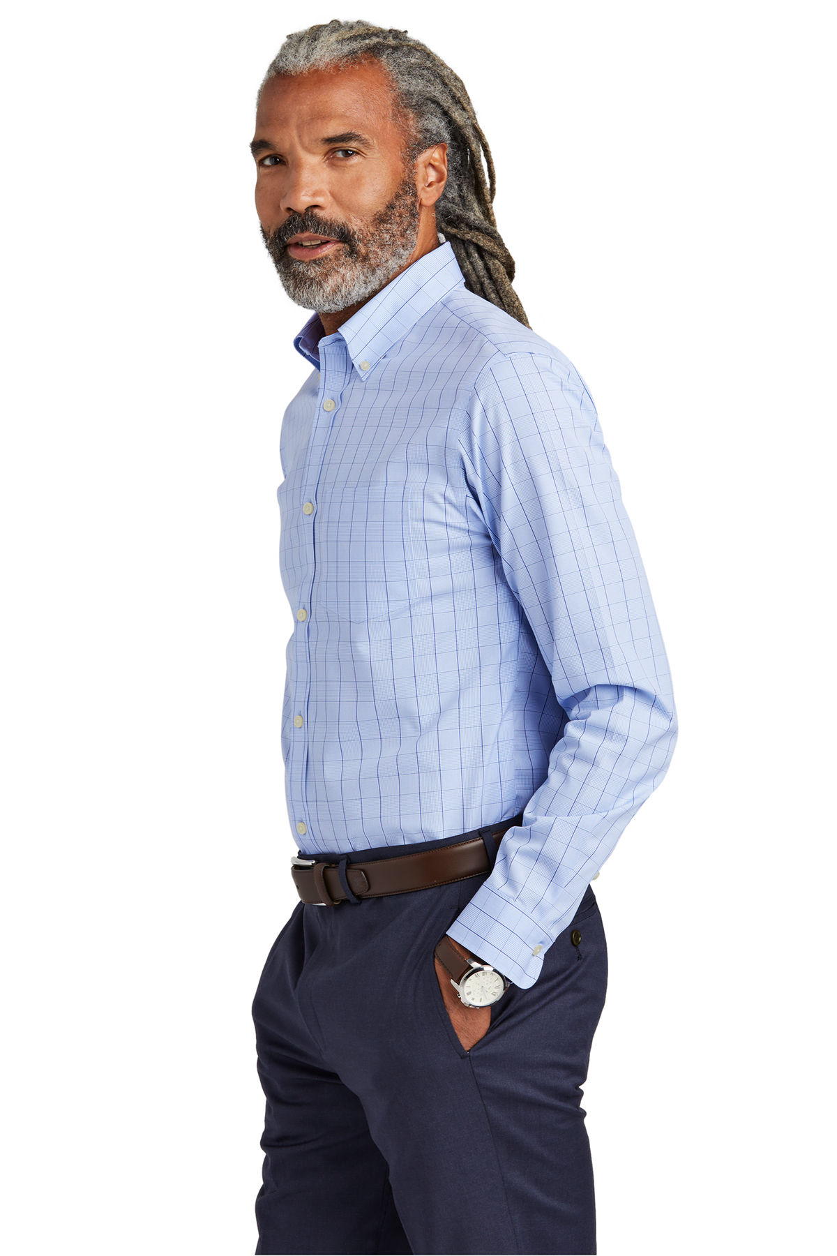 Brooks Brothers Explorer Collection Non-Iron Twill Ainsley