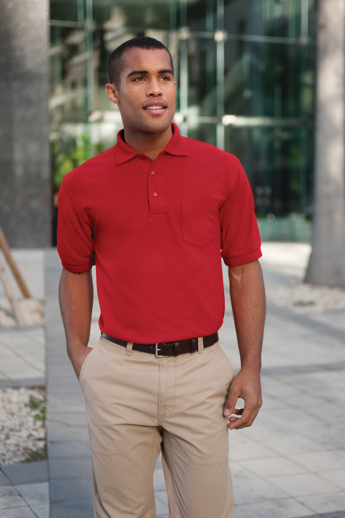 Port Authority Mens Silk Touch Polo T-Shirt 