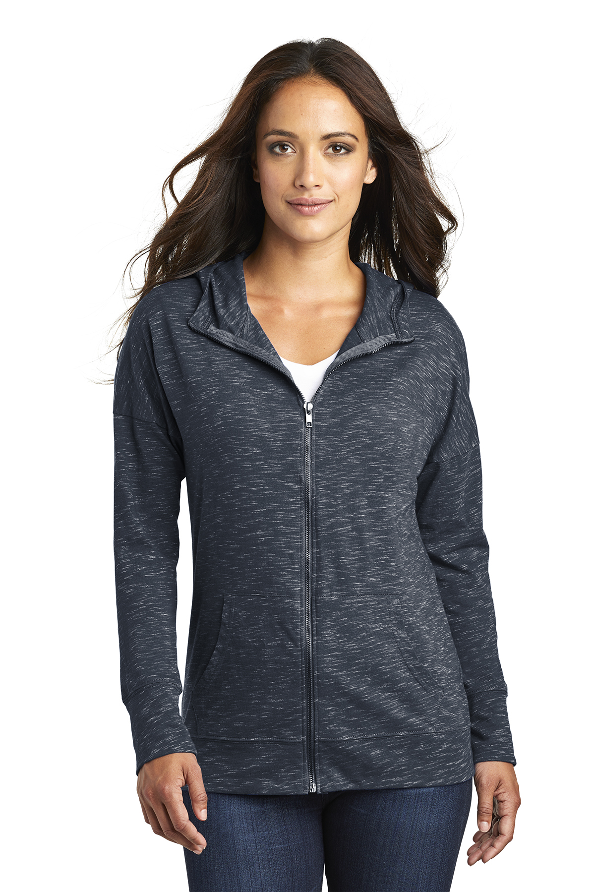 District Women’s Medal Full-Zip Hoodie | Product | SanMar