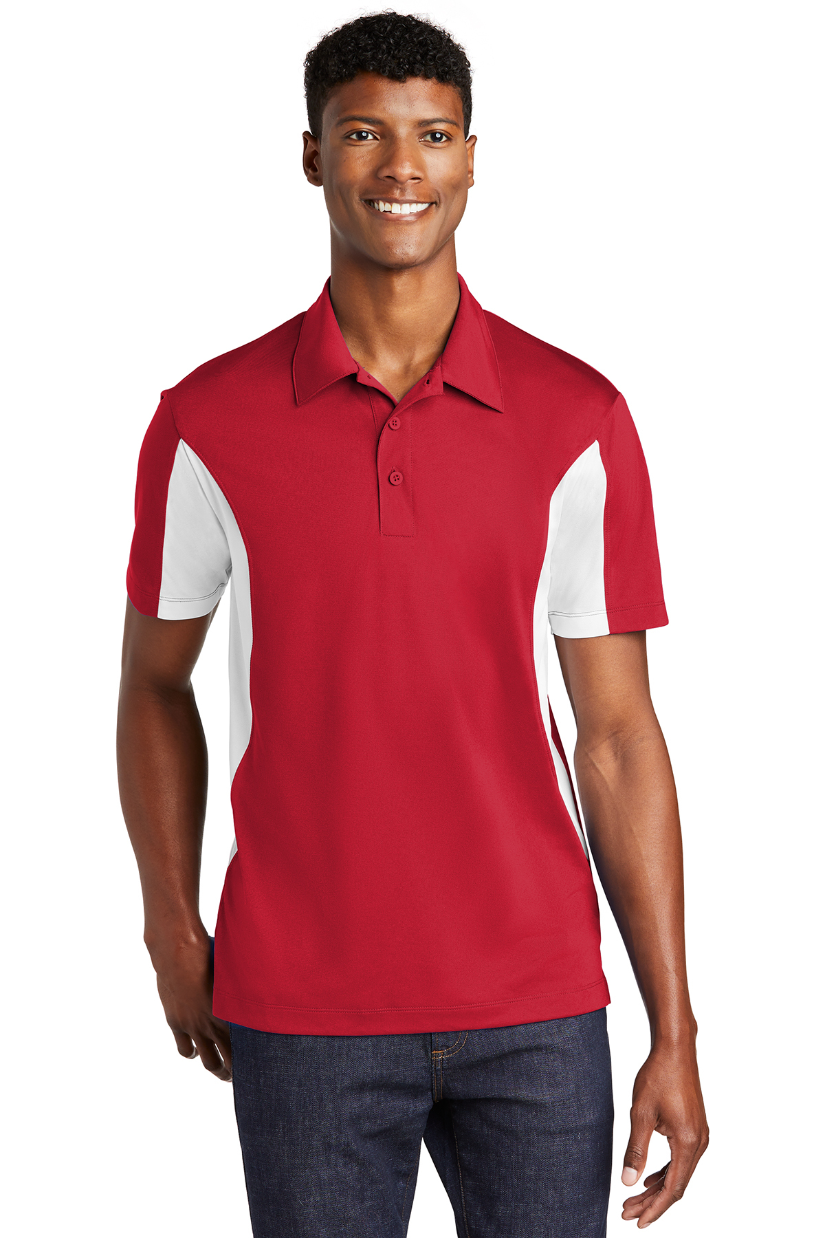 Promotional Side Blocked Micropique Sport-Wick Polo - Men's $29.98