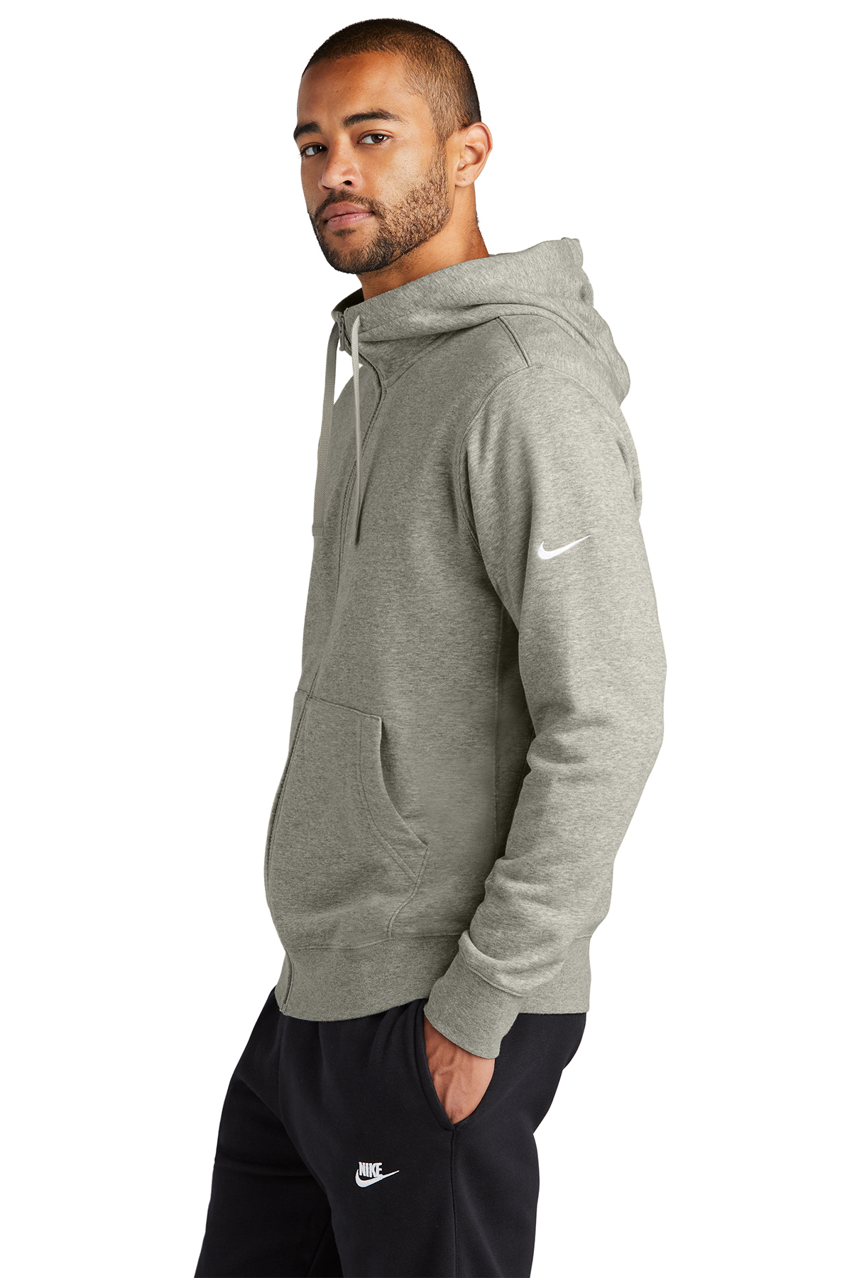 Nike Club Fleece Sleeve Swoosh Full-Zip Hoodie | Product | Company Casuals