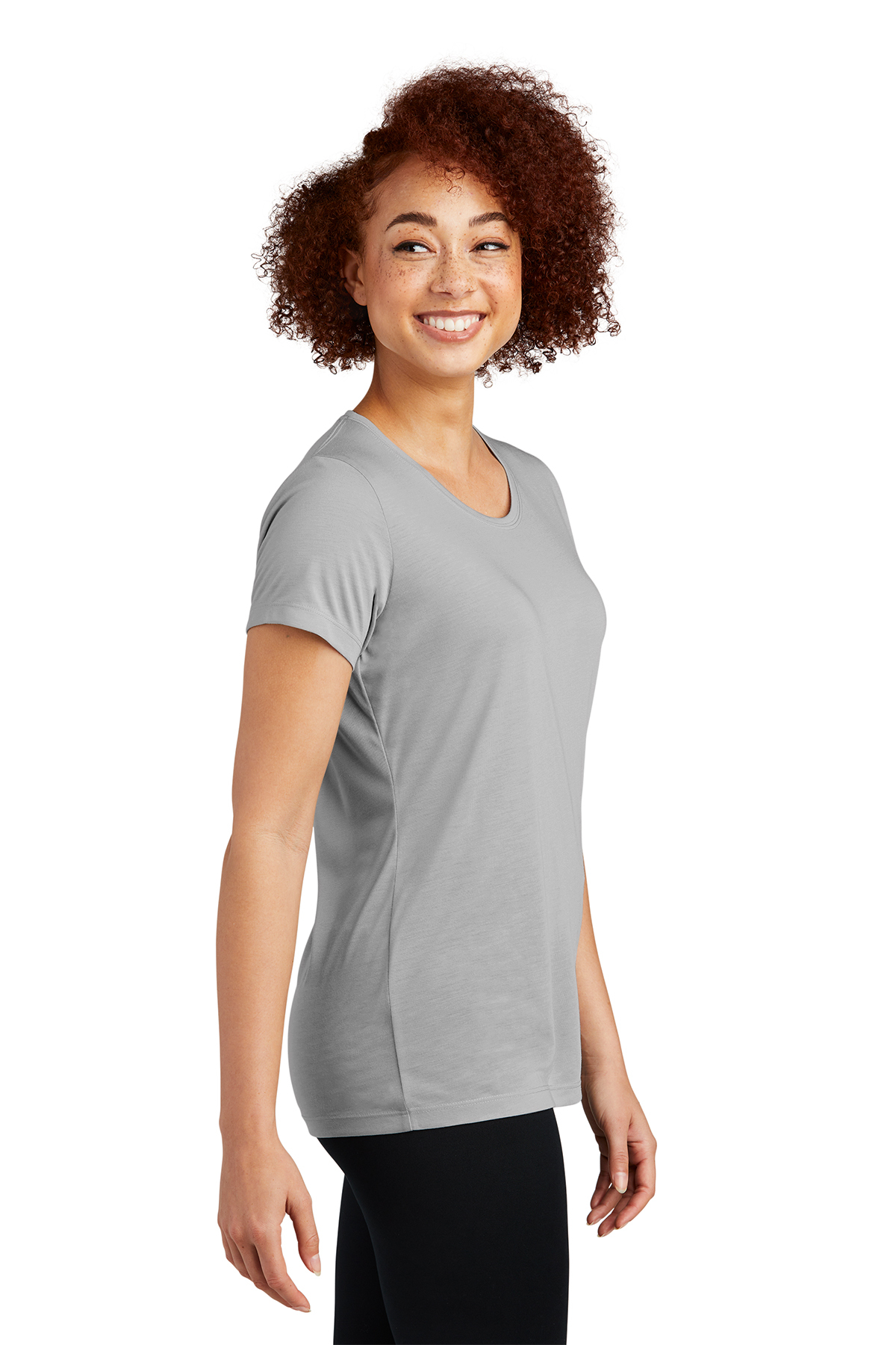 Sport-Tek Ladies PosiCharge Competitor™ Cotton Touch™ Scoop Neck Tee, Product