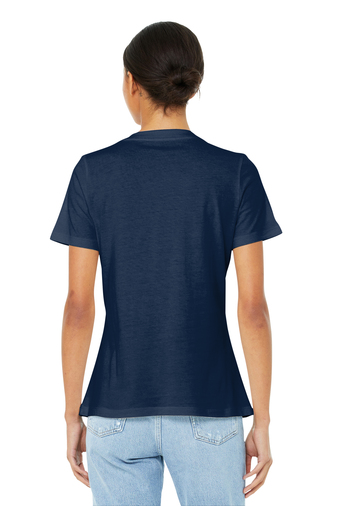BELLA+CANVAS Women’s Relaxed Jersey Short Sleeve V-Neck Tee | Product ...