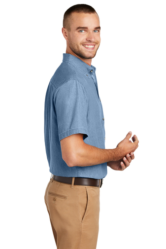 Port & Company - Short Sleeve Value Denim Shirt | Product | SanMar