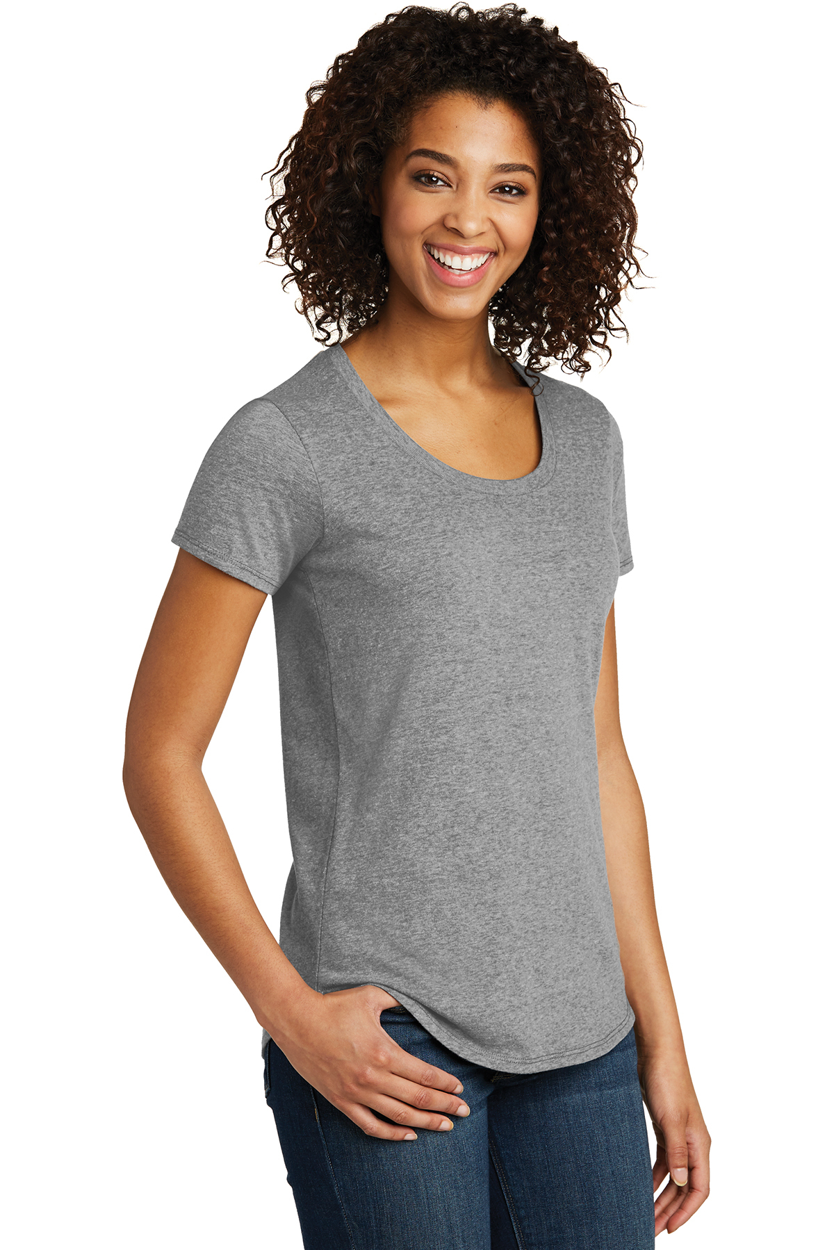 District Women's Fitted Very Important Tee Scoop Neck, Product