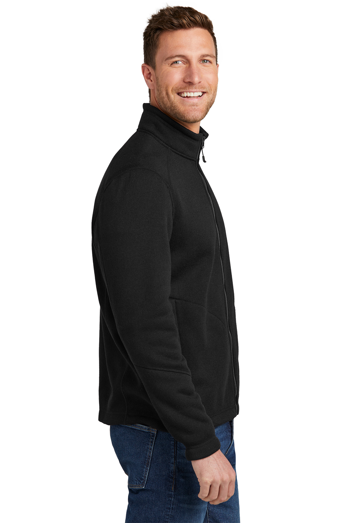 Port Authority Arc Sweater Fleece Jacket | Product | SanMar