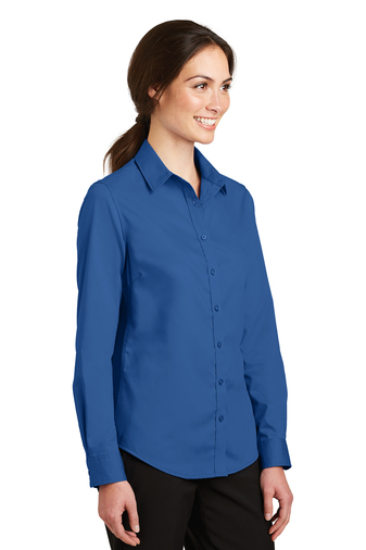 Port Authority Ladies SuperPro Twill Shirt | Product | SanMar