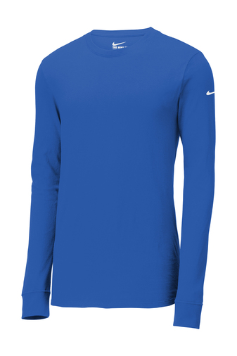 Nike Dri-FIT Cotton/Poly Long Sleeve Tee | Product | SanMar