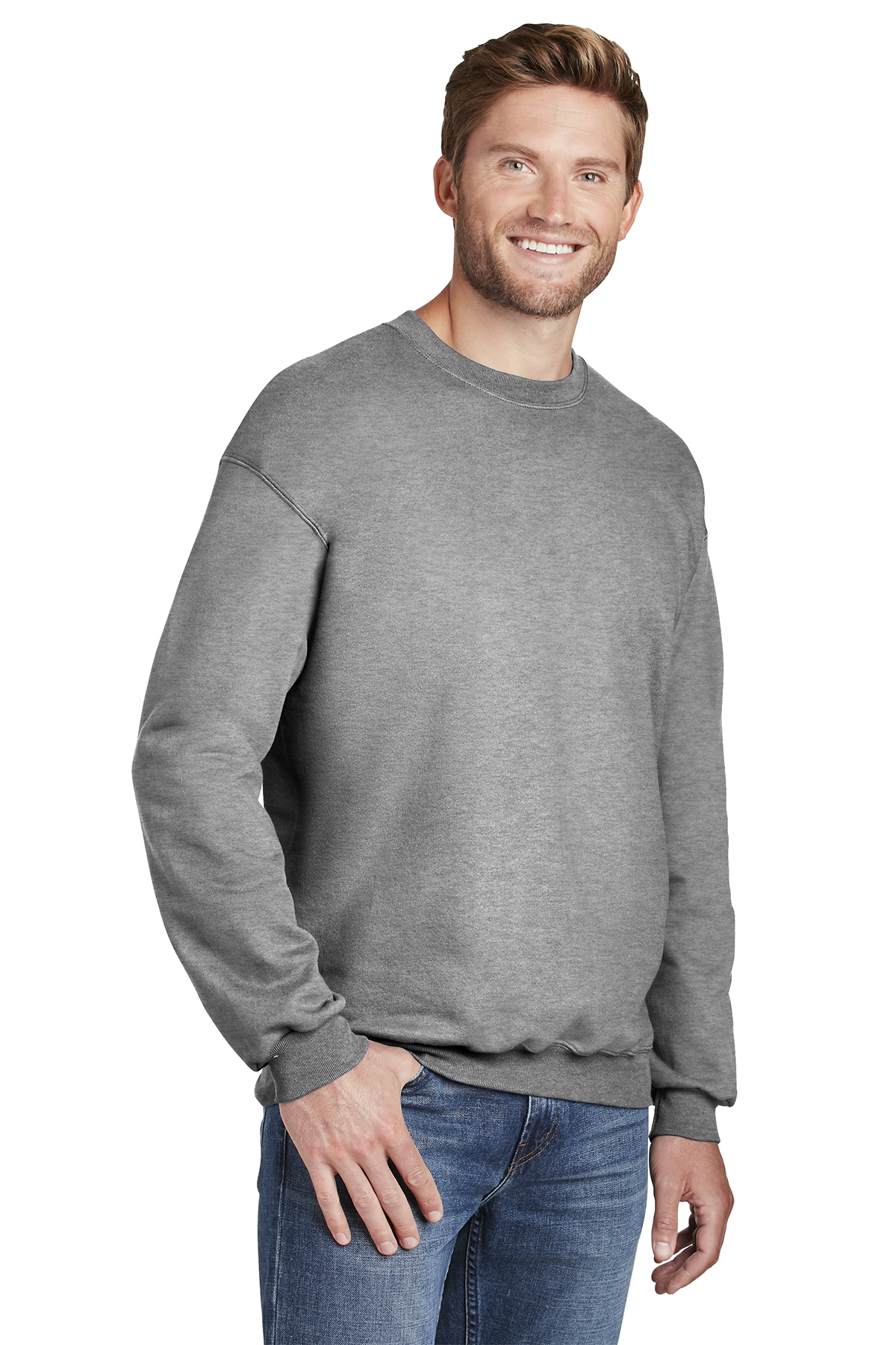 hanes ultimate cotton printpro sweatshirt