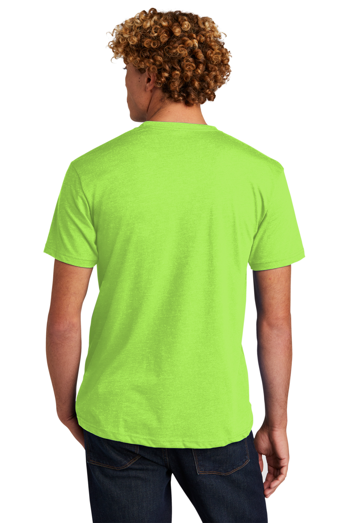 Neon green deals t shirt back