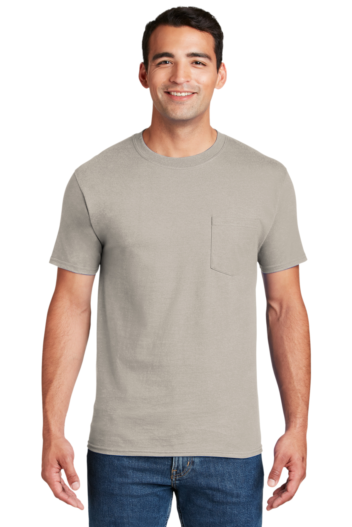 Hanes Beefy-T - 100% Cotton T-Shirt with Pocket, Product