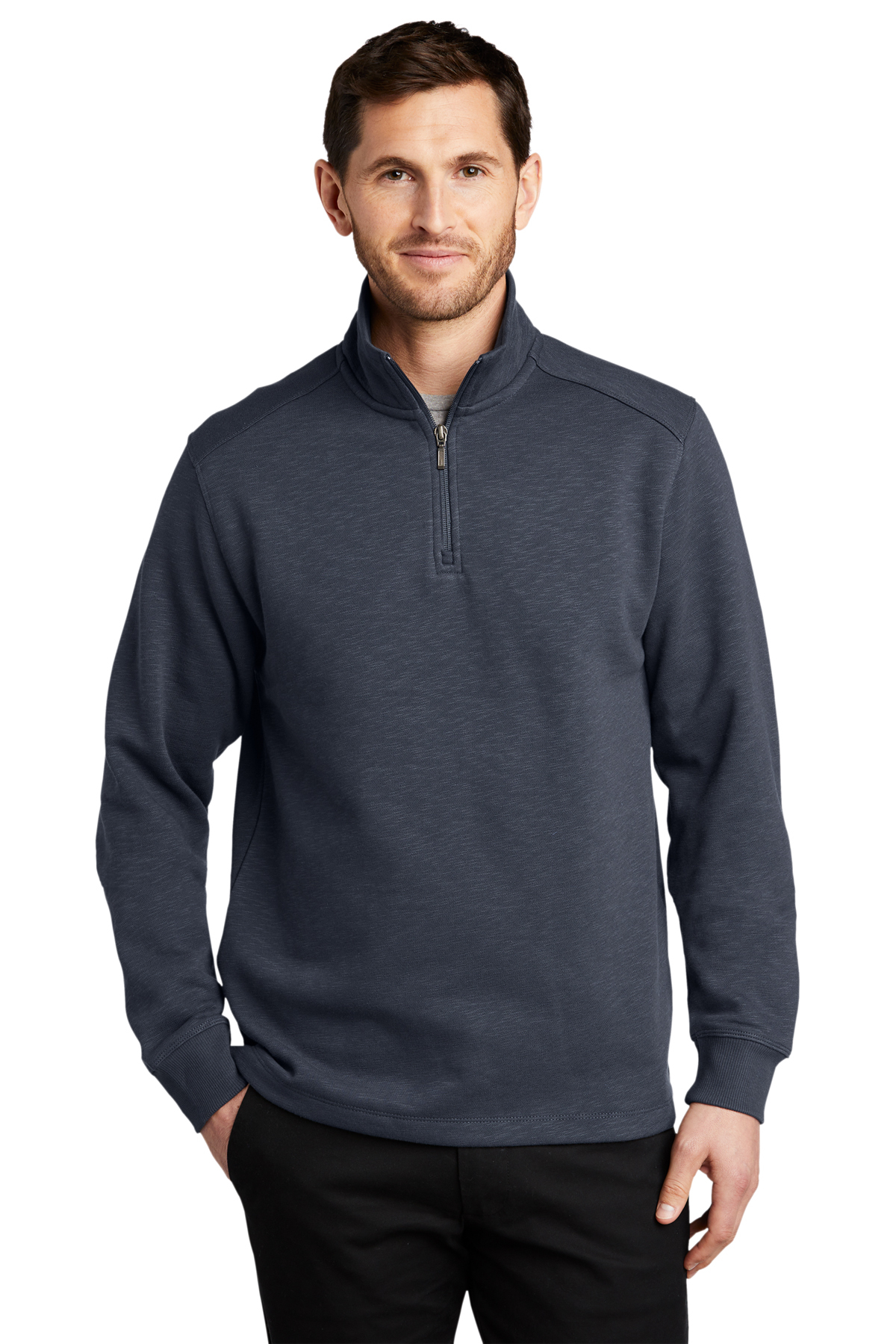 Port Authority Slub Fleece 1/4-Zip Pullover, Product