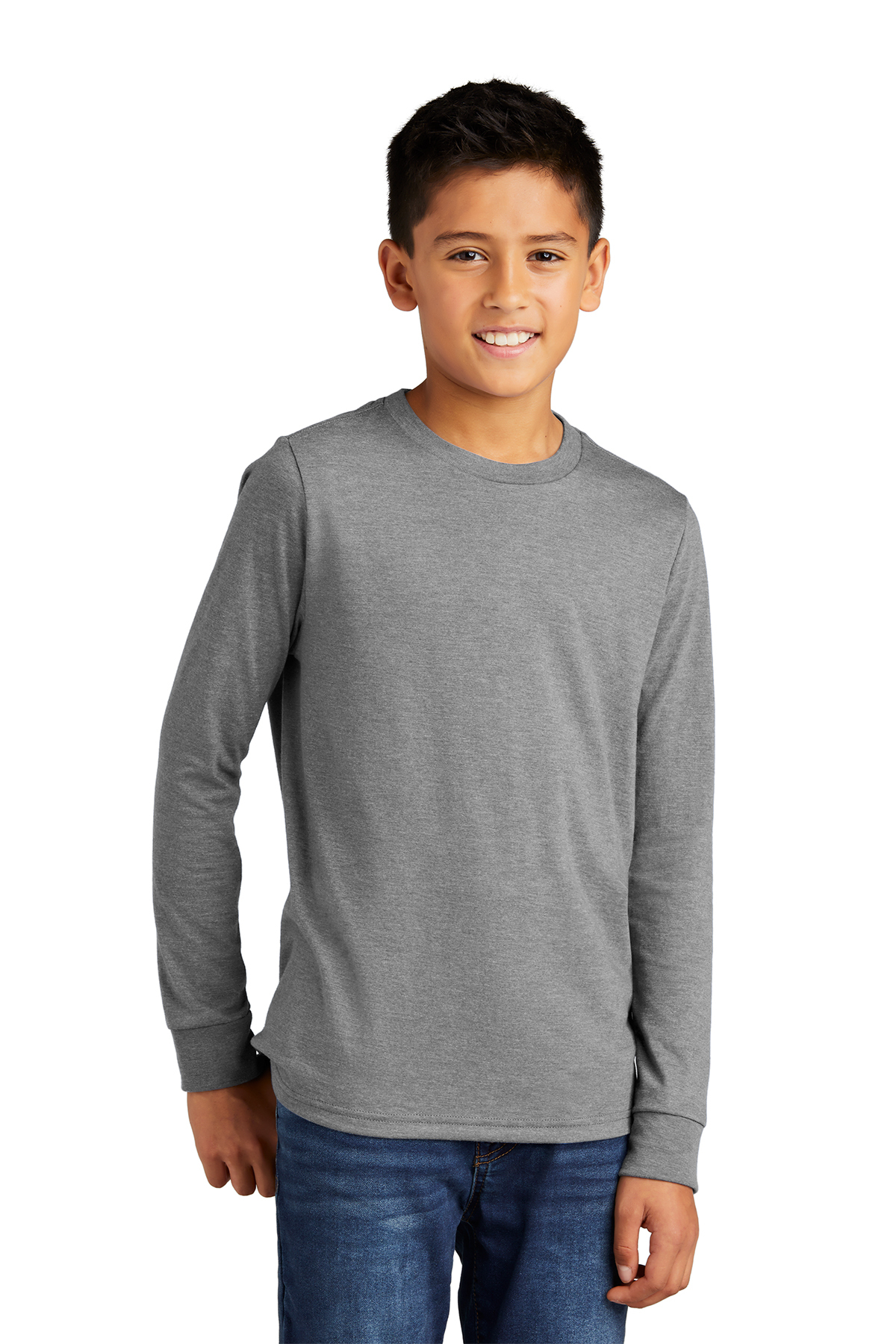 District Youth Perfect Tri Long Sleeve Tee | Product | SanMar